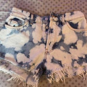 revice denim shorts